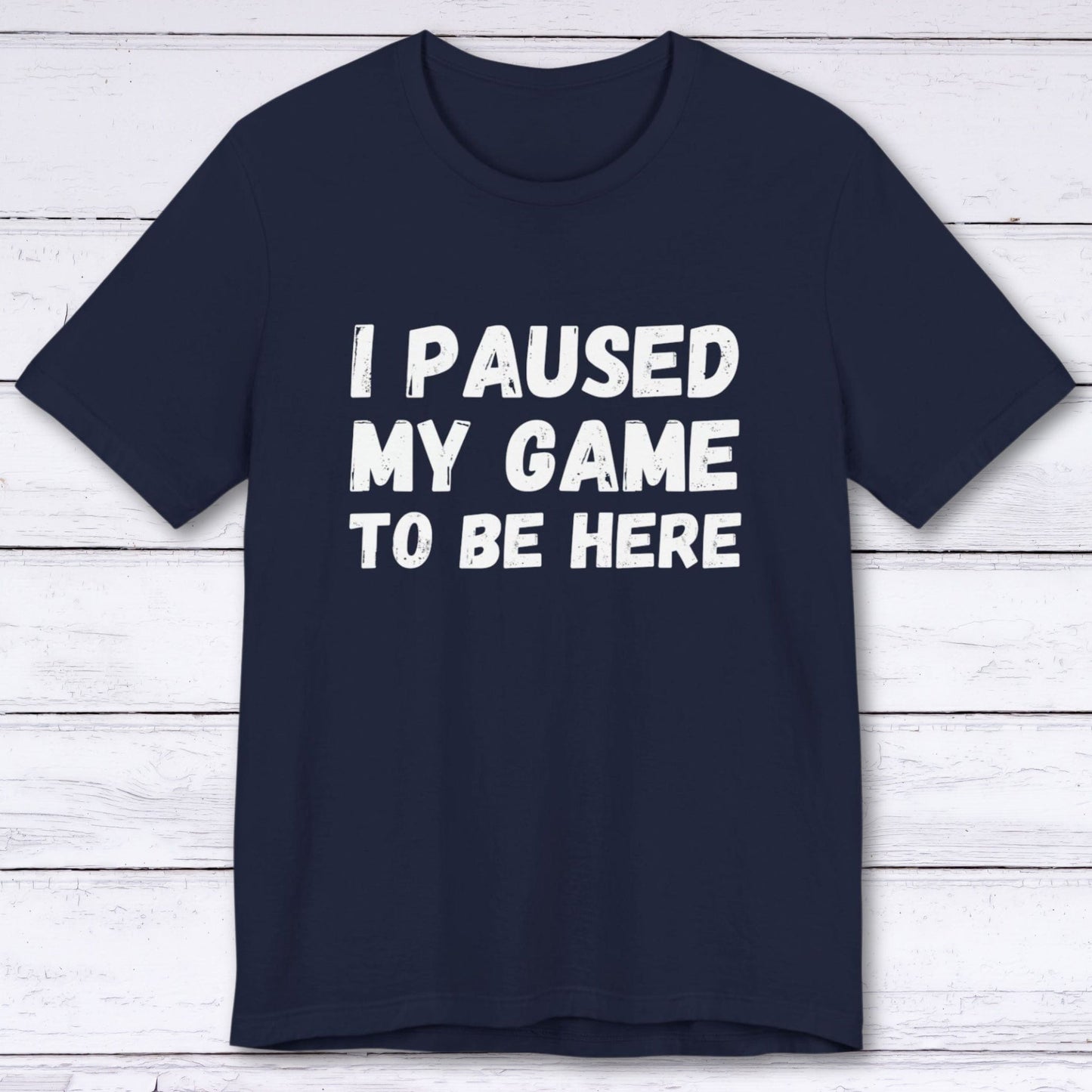 T-Shirt Navy / S Reluctantly Paused T-shirt