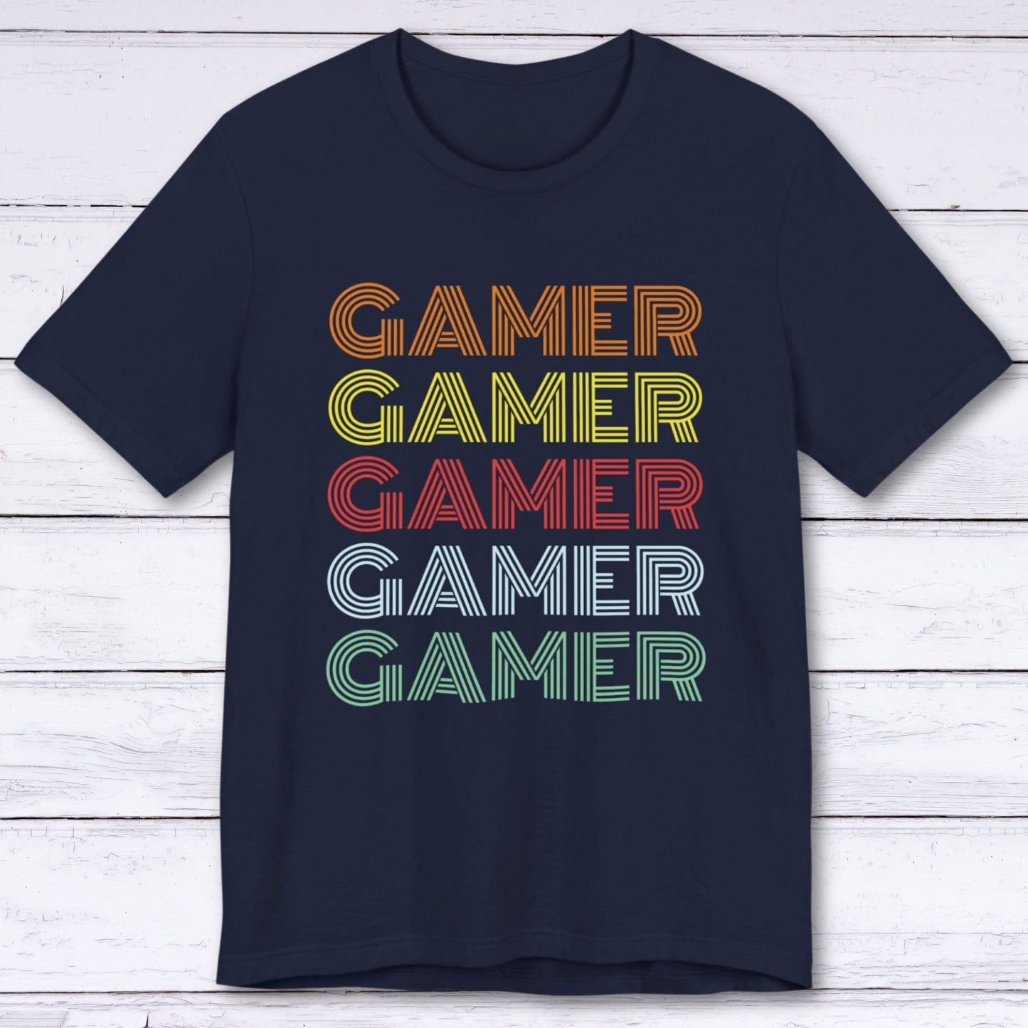 T-Shirt Navy / S Retro Gamer T-shirt