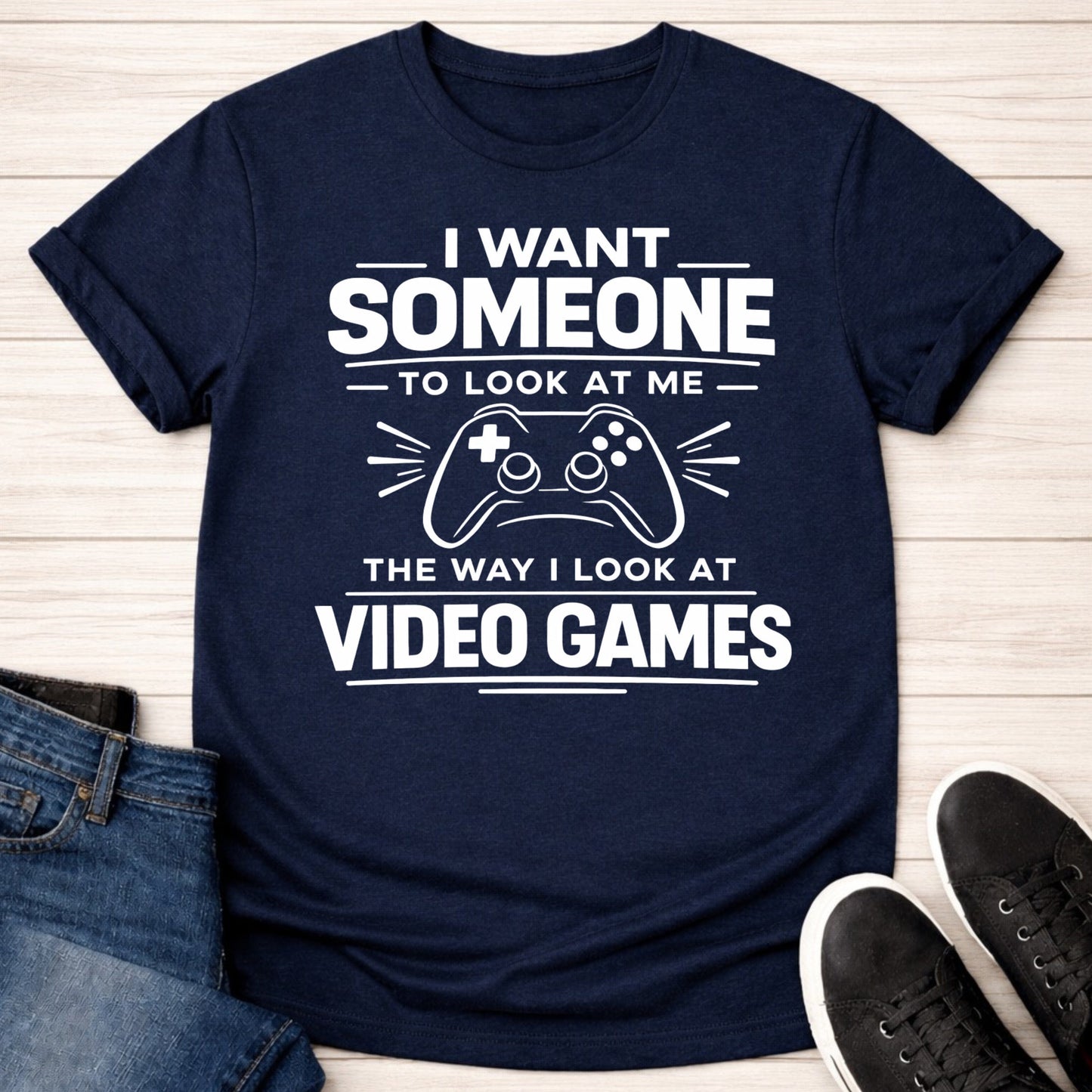 T-Shirt Navy / S Romantic Gamer T-shirt