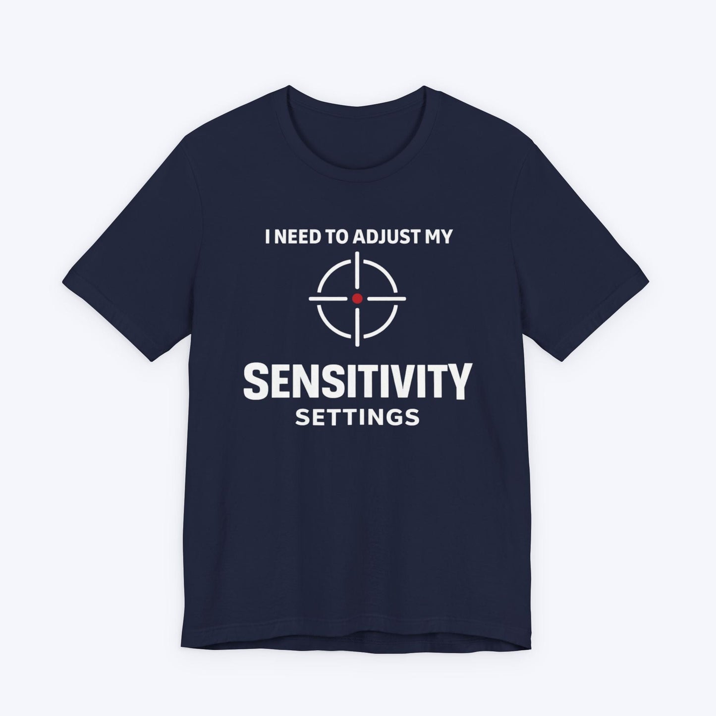 T-Shirt Navy / S Sensitivity Settings T-shirt