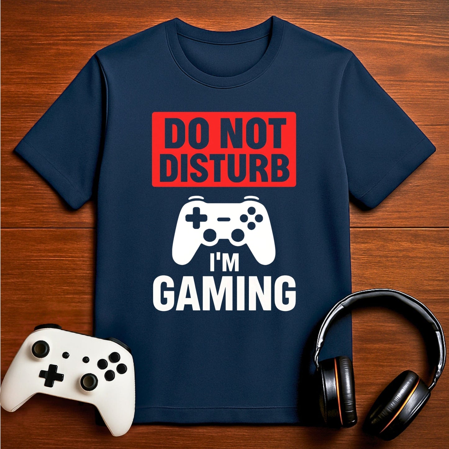 T-Shirt Navy / S Silence Mode: Gamer Activated T-shirt
