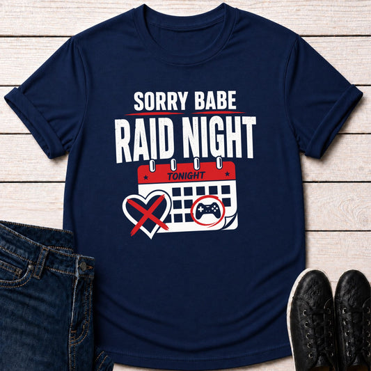 T-Shirt Navy / S Sorry Babe Raid Night T-shirt