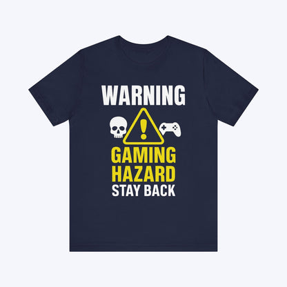 T-Shirt Navy / S Stay Back – Gaming in Progress T-shirt