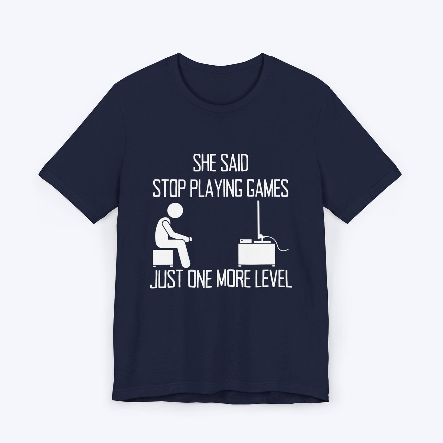 T-Shirt Navy / S Stop Playing Games T-shirt