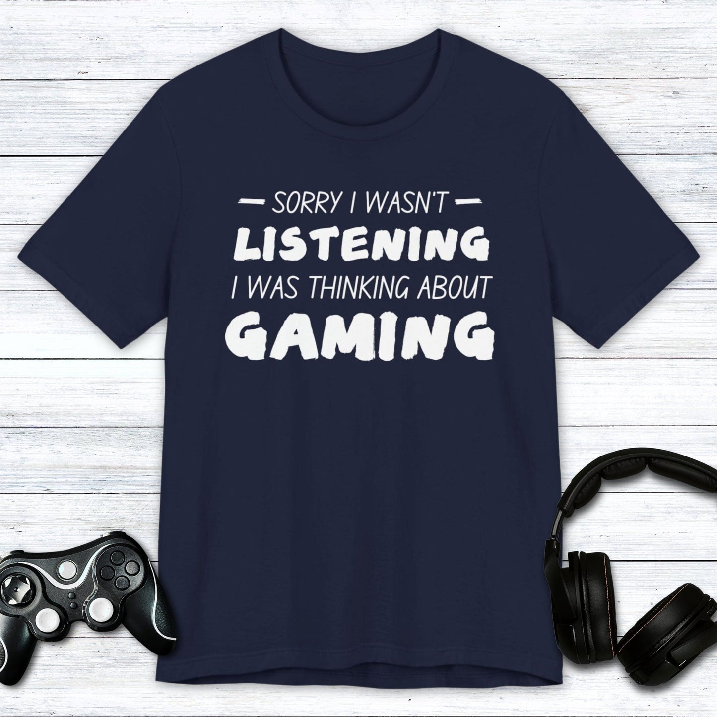 T-Shirt Navy / S Thinking About Gaming T-shirt