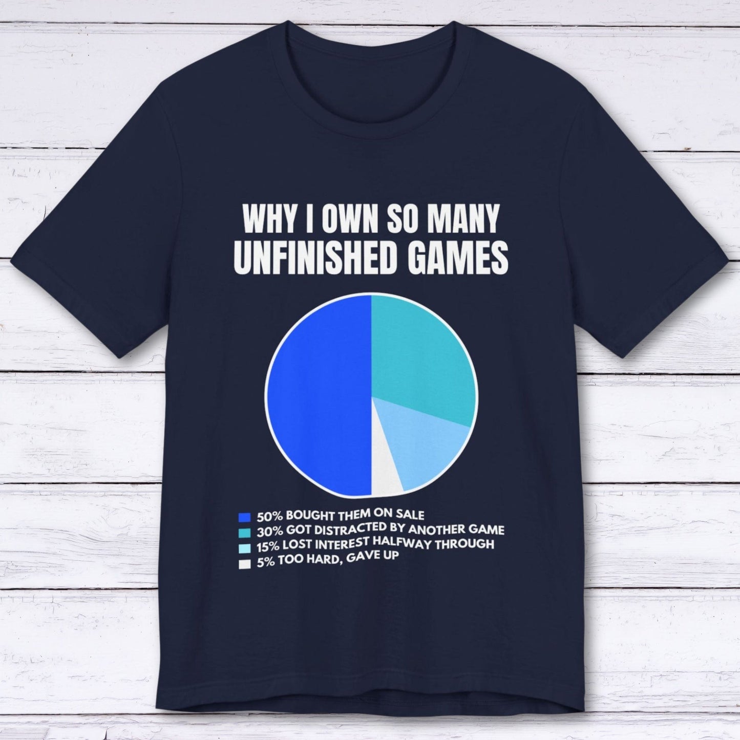 T-Shirt Navy / S Unfinished Games T-shirt