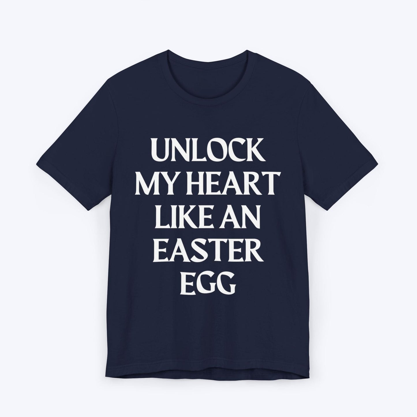 T-Shirt Navy / S Unlock My Heart Like An Easter Egg T-shirt