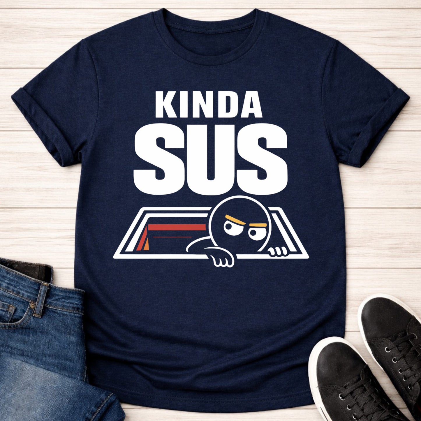 T-Shirt Navy / S Vent Sus Peek T-shirt