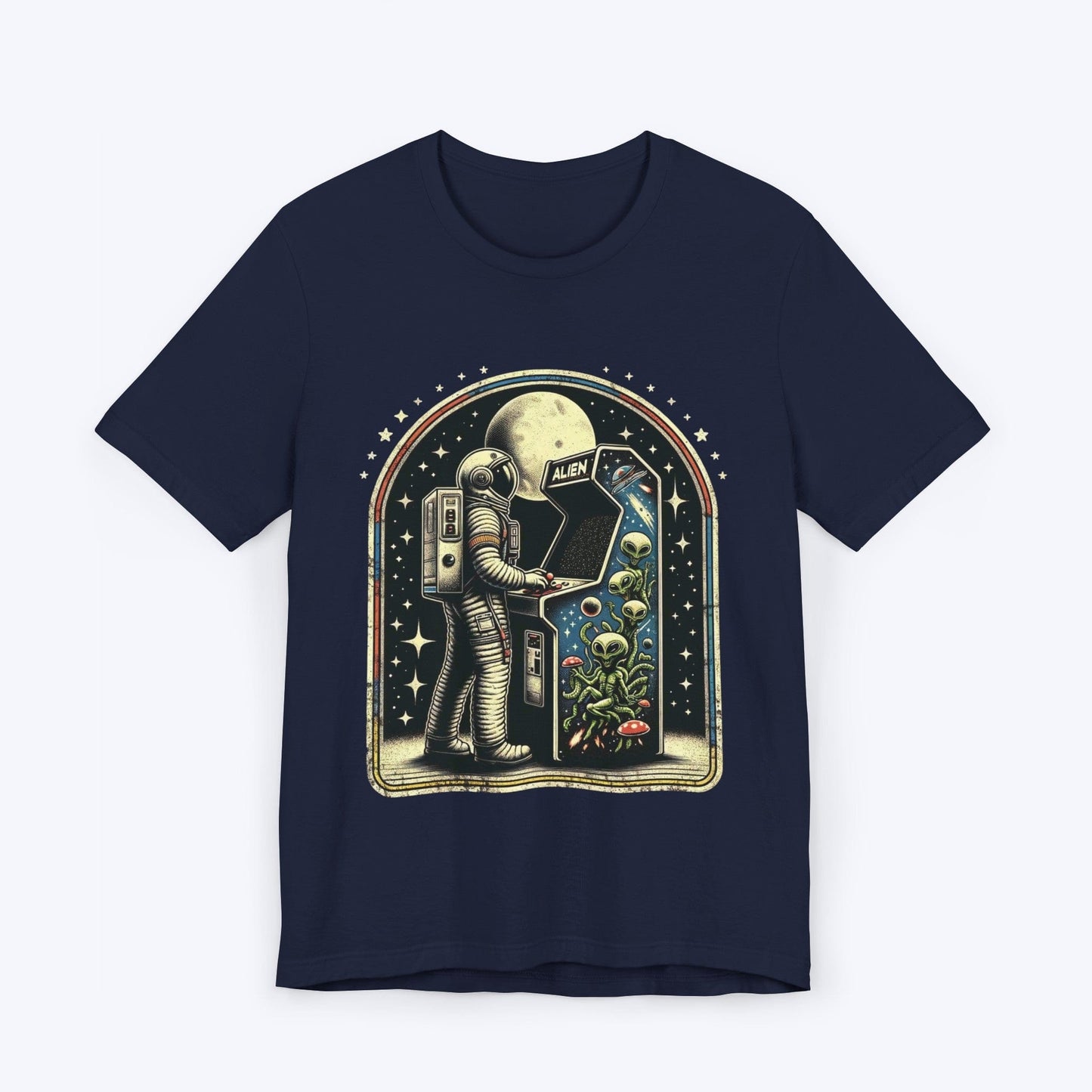 T-Shirt Navy / S Vintage Moonwalk Astronaut T-shirt