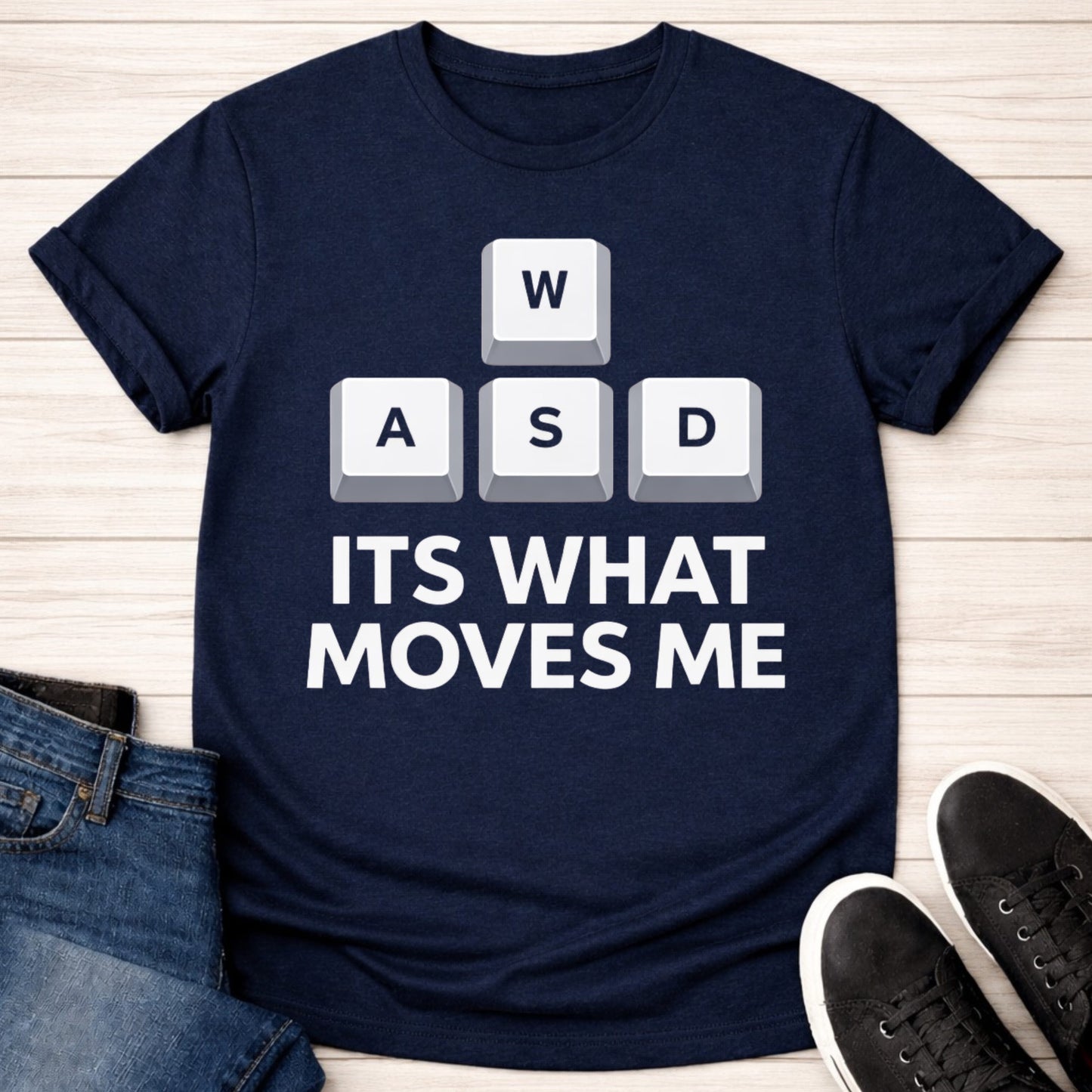 T-Shirt Navy / S What Moves Me T-shirt