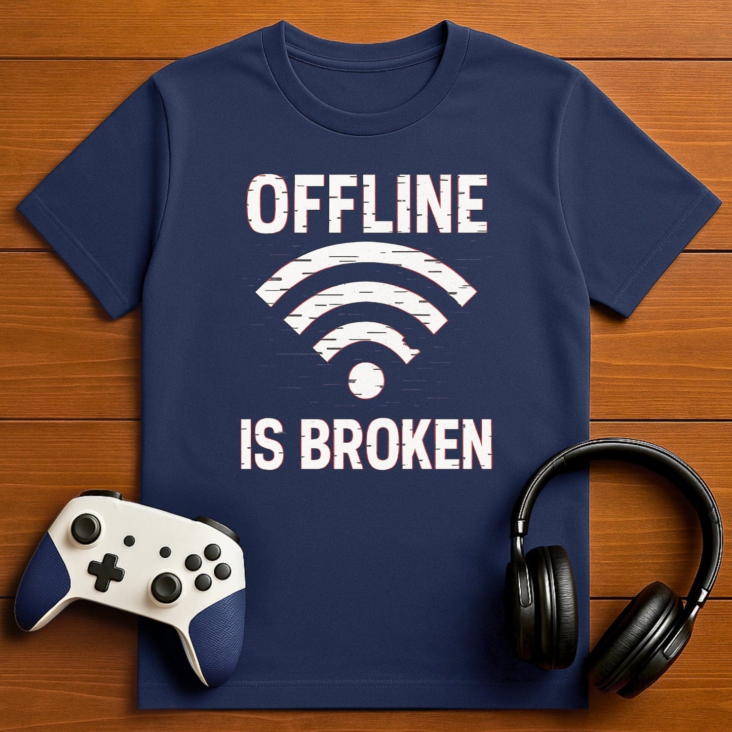 T-Shirt Navy / S Who Broke Offline T-shirt