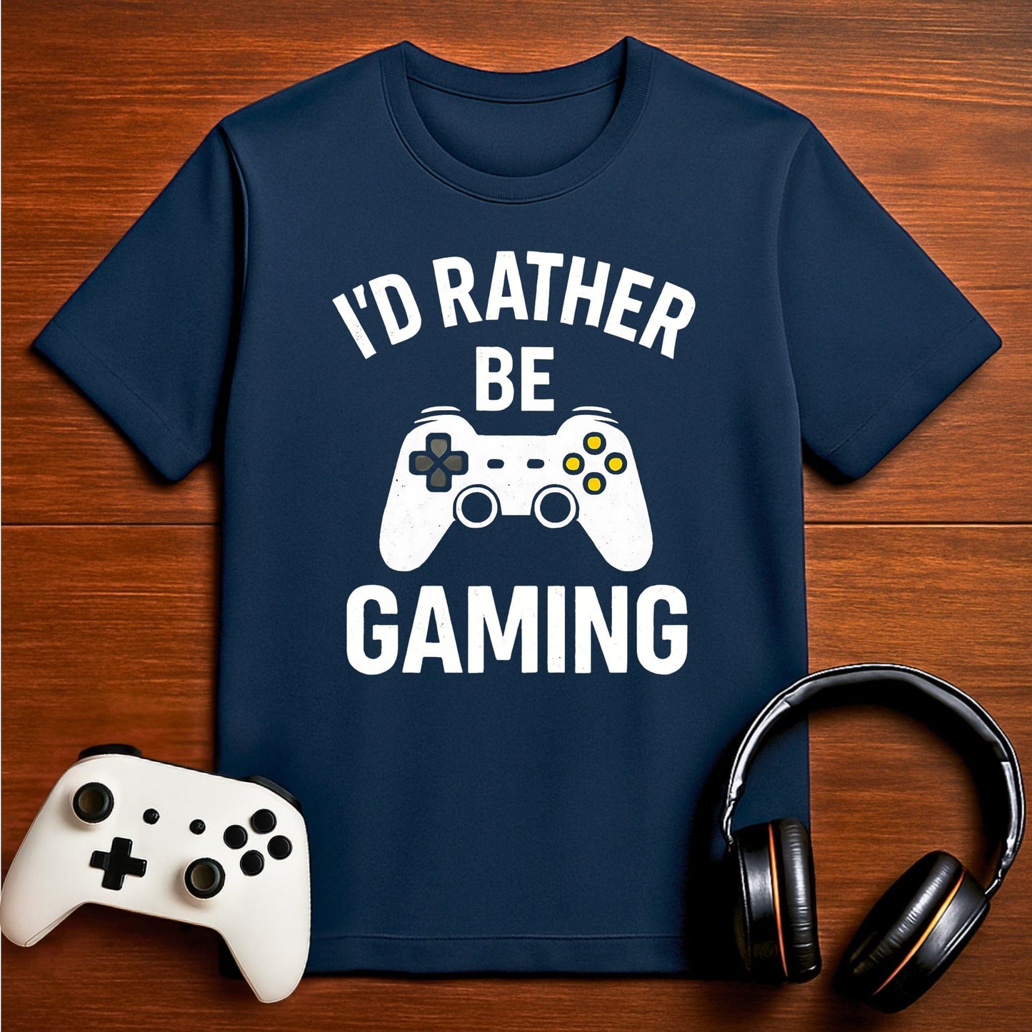 T-Shirt Navy / S Wish I Was Gaming T-shirt