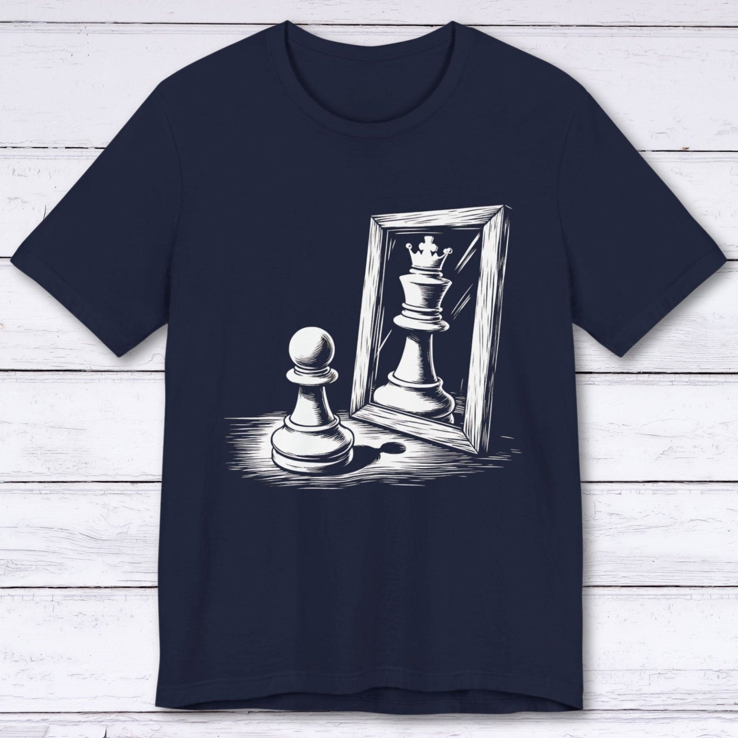 T-Shirt Navy / S You're a Queen (Not a Pawn) T-shirt