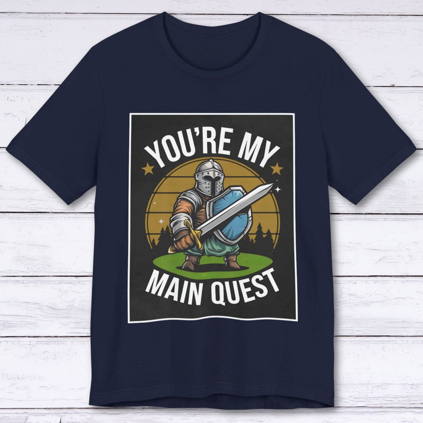 T-Shirt Navy / S You're My Main Quest – Ultimate Boss Battle T-shirt