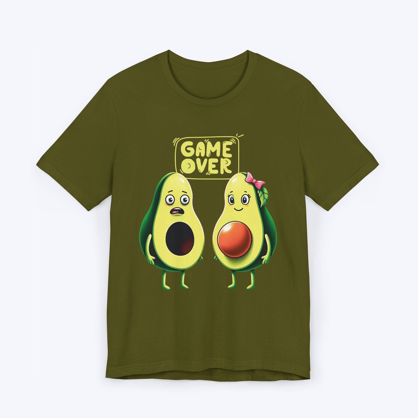 T-Shirt Olive / S Avocado Family: Game Over or Just Beginning T-shirt