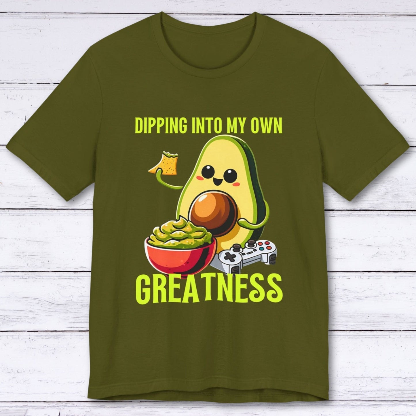 T-Shirt Olive / S Dipping Into My Own Greatness Avocado T-shirt