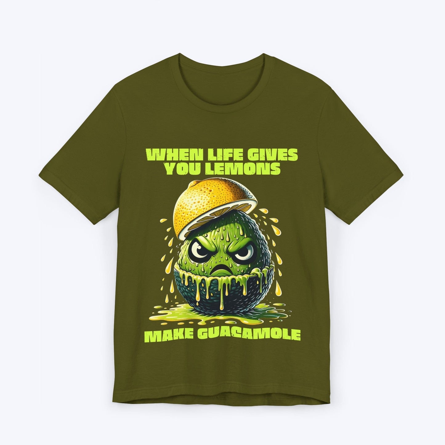 T-Shirt Olive / S When Life Gives You Lemons T-shirt