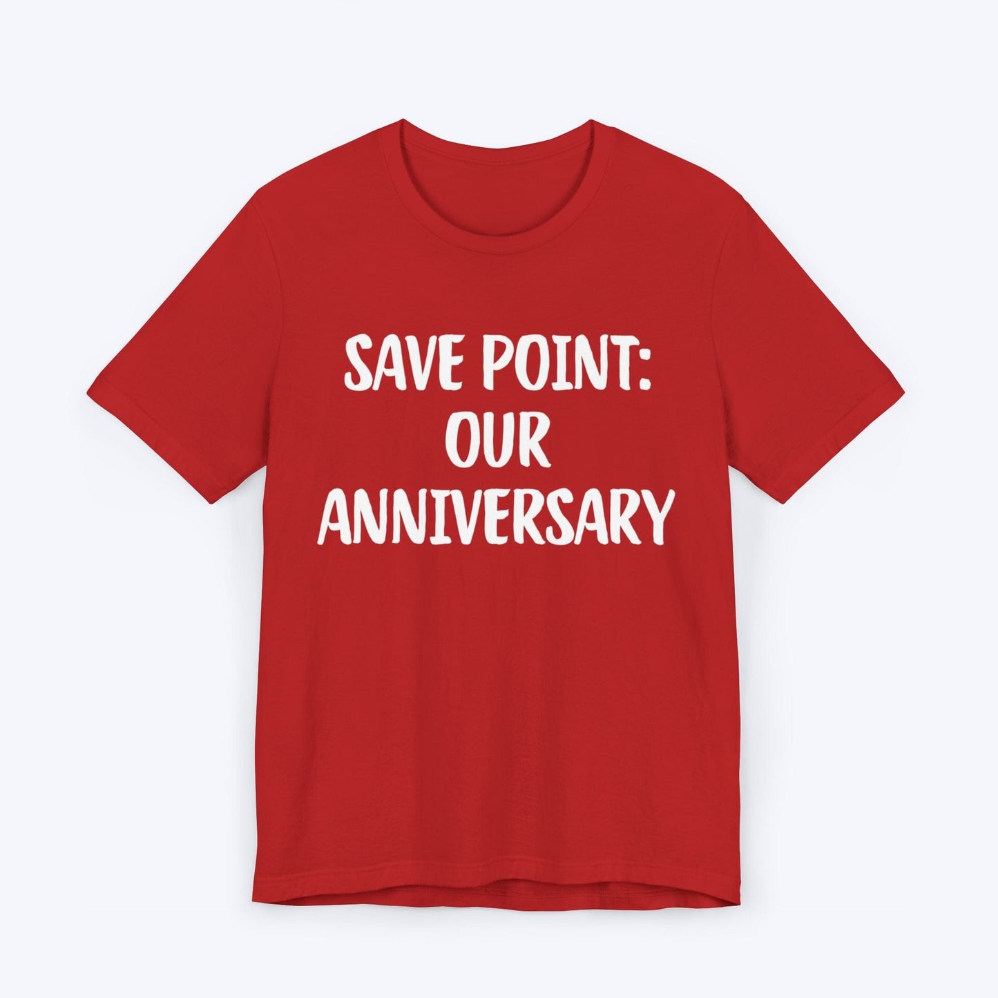 T-Shirt Red / S Save Point: Our Anniversary T-shirt