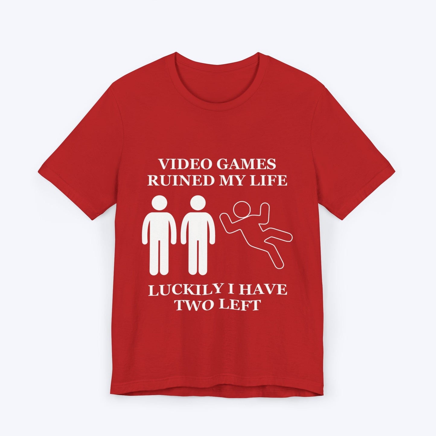 T-Shirt Red / S Video Games Ruined My Life T-shirt