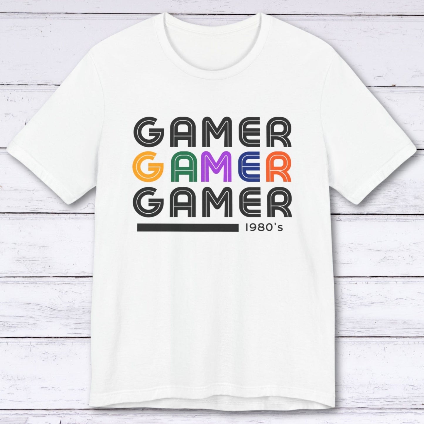 T-Shirt White / S 80's Gamer Flashback T-shirt