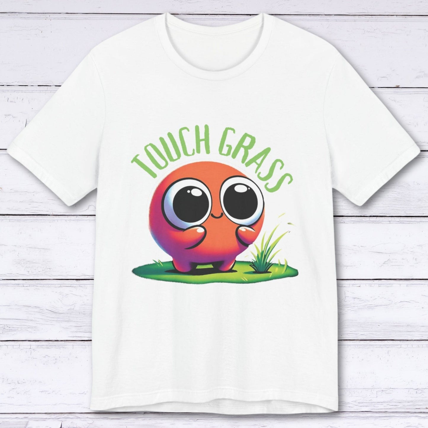 T-Shirt White / S Achievement Unlocked "Touched Grass" T-shirt