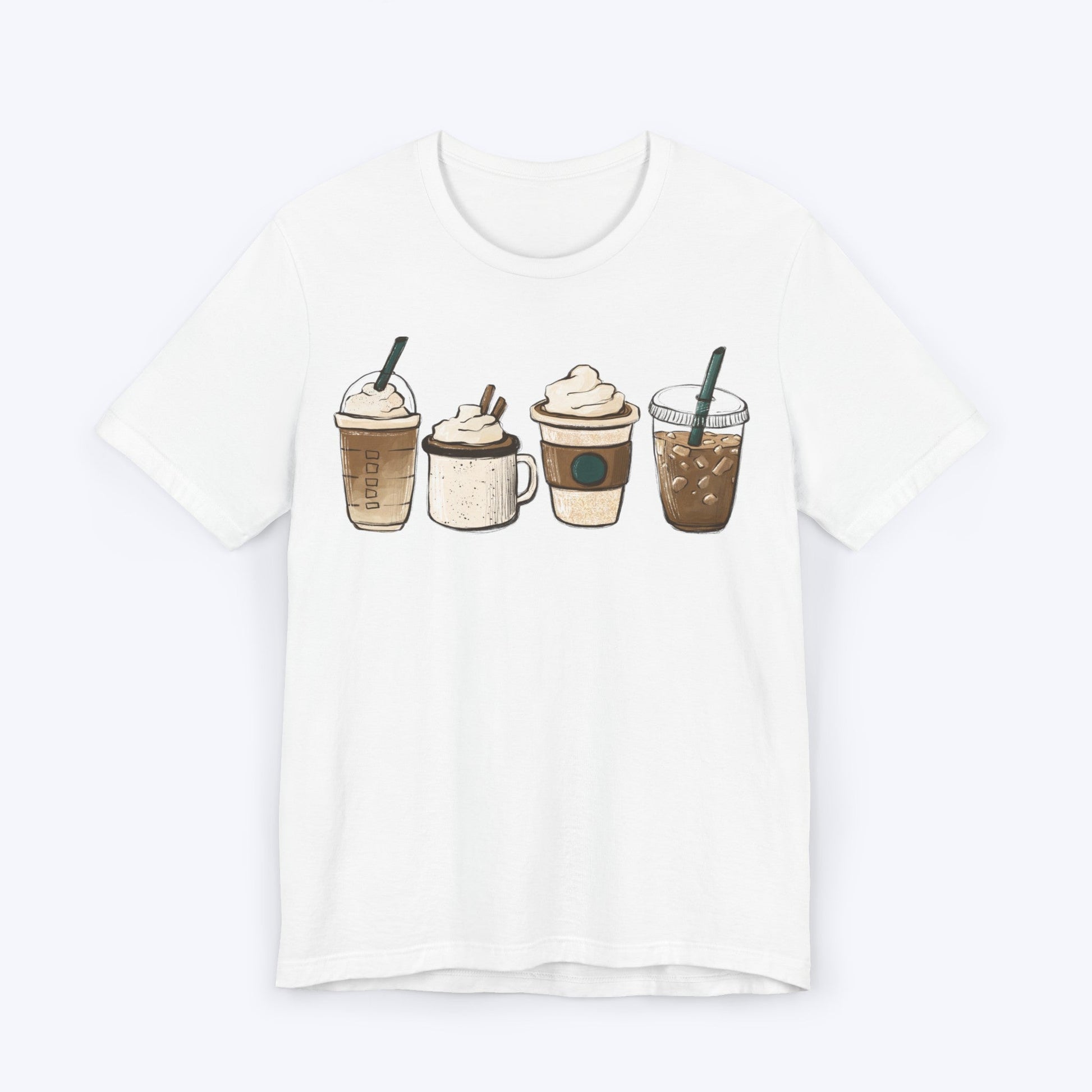 T-Shirt White / S Addicted to the Brew "Coffee Lover" T-shirt