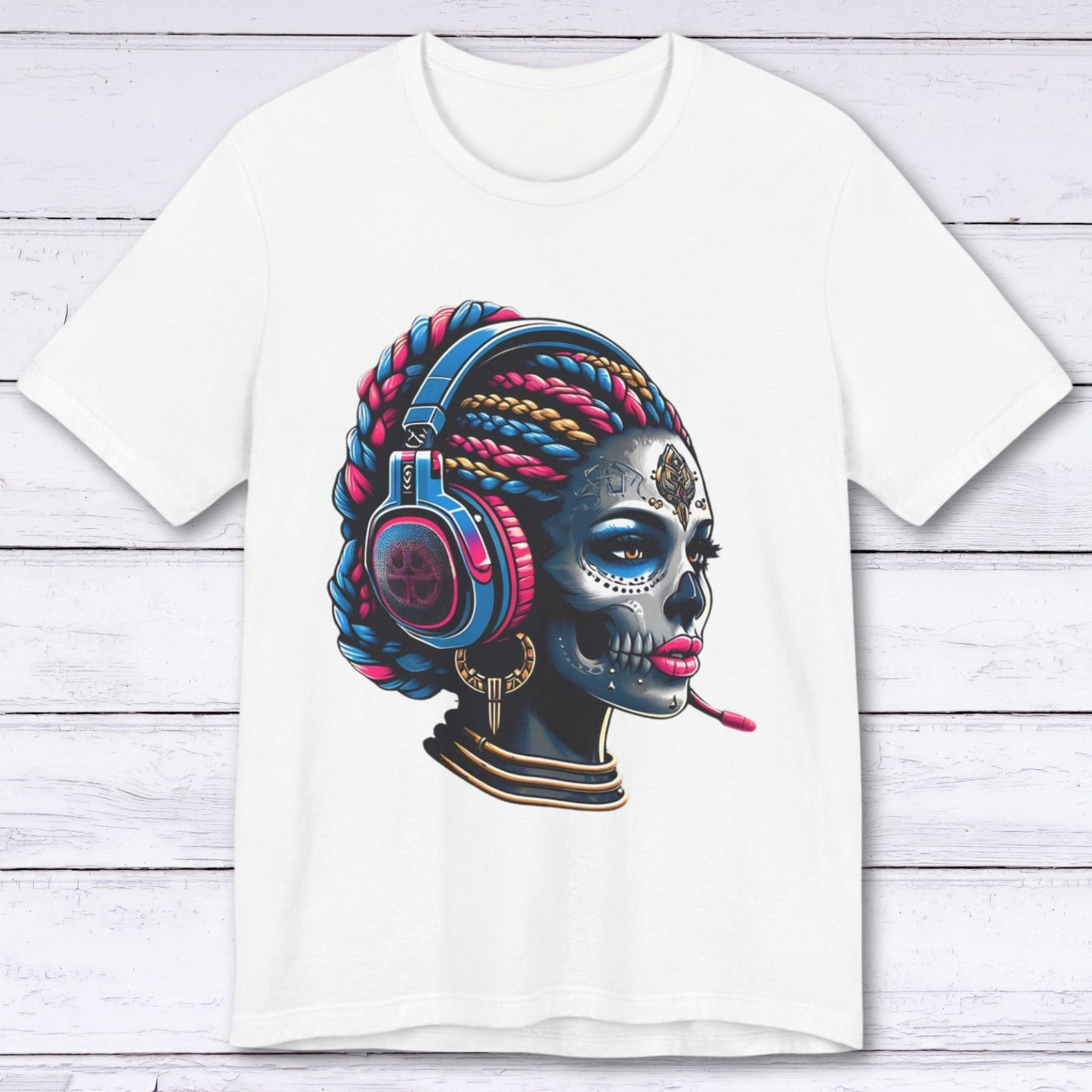 T-Shirt White / S Afro Gamer Goddess T-shirt