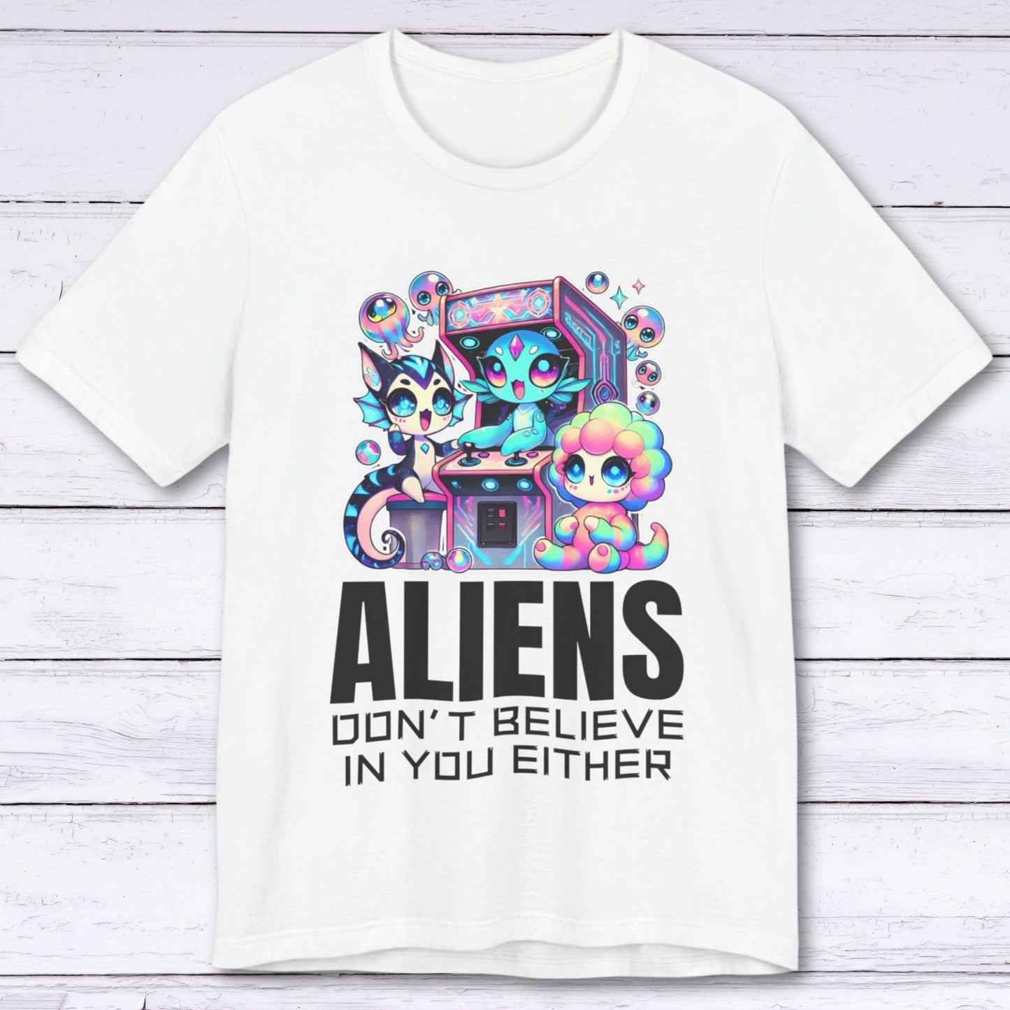 T-Shirt White / S ALIENS Don't Believe In You Either T-shirt