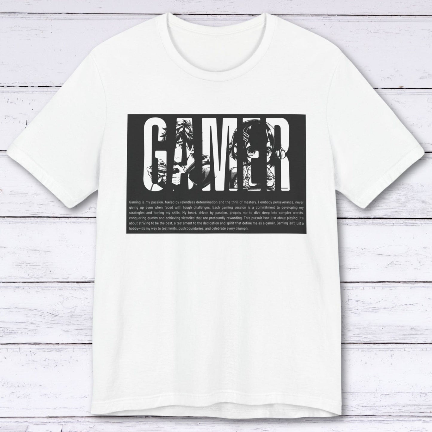 T-Shirt White / S Anime Gamers T-shirt