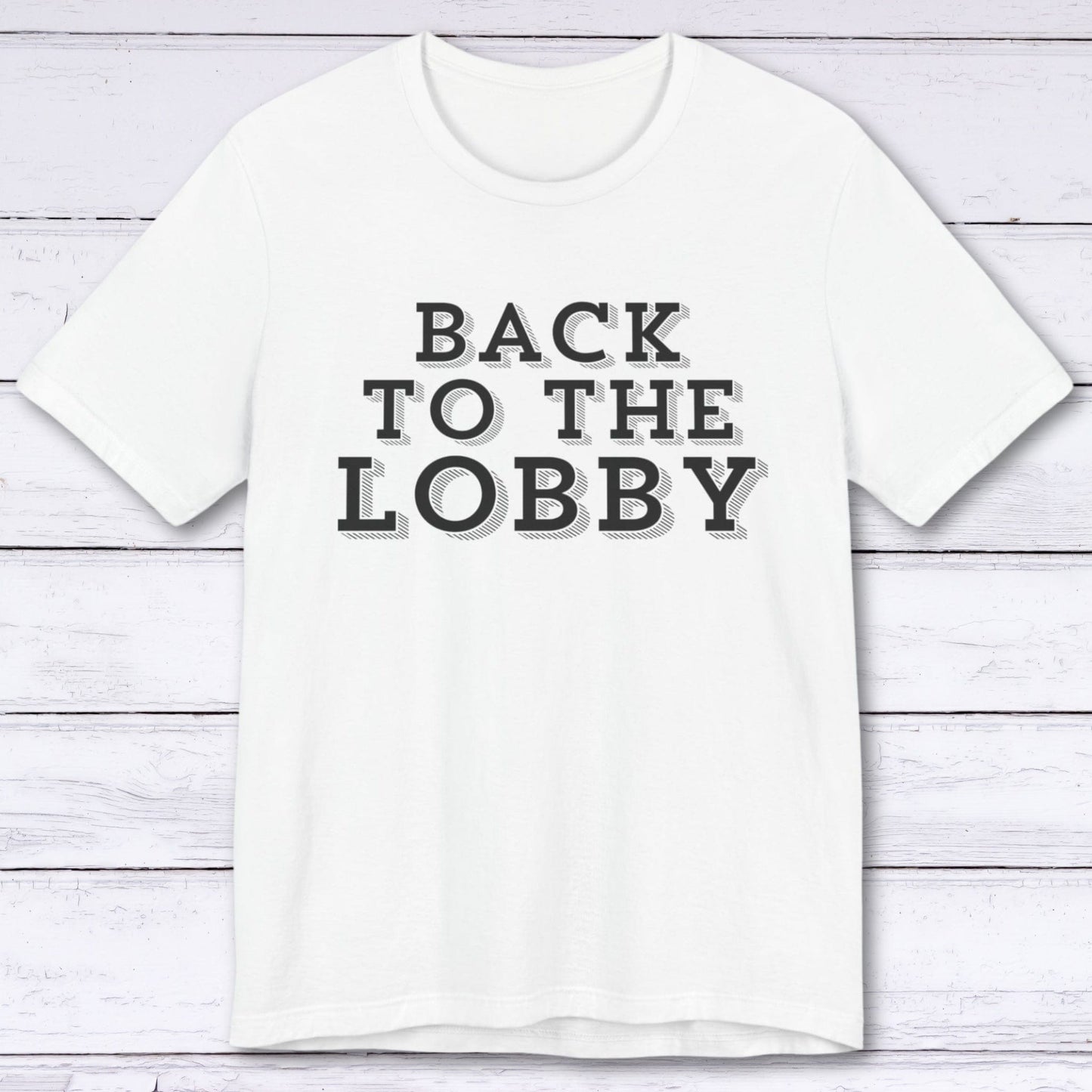 T-Shirt White / S Back to the Lobby Sketch T-shirt