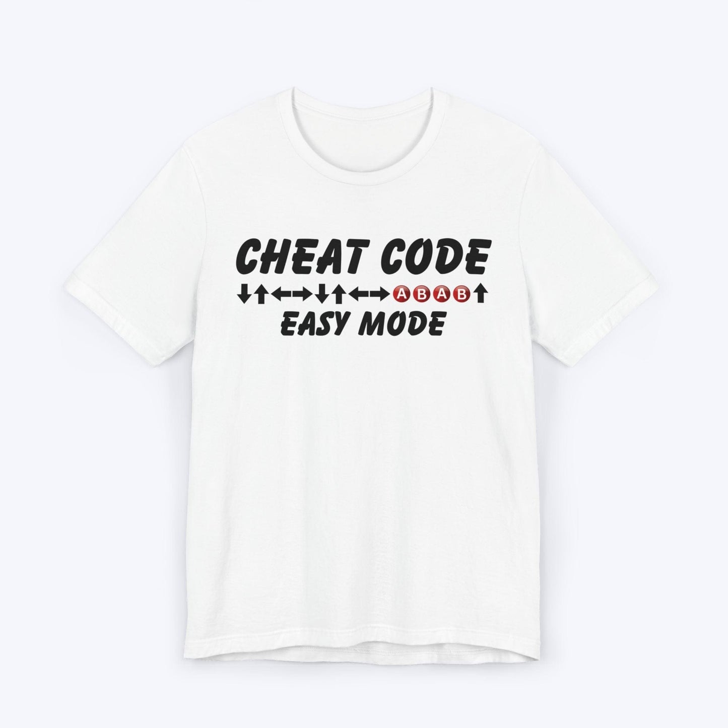 T-Shirt White / S Cheat Code (Easy Mode) Gaming T-shirt