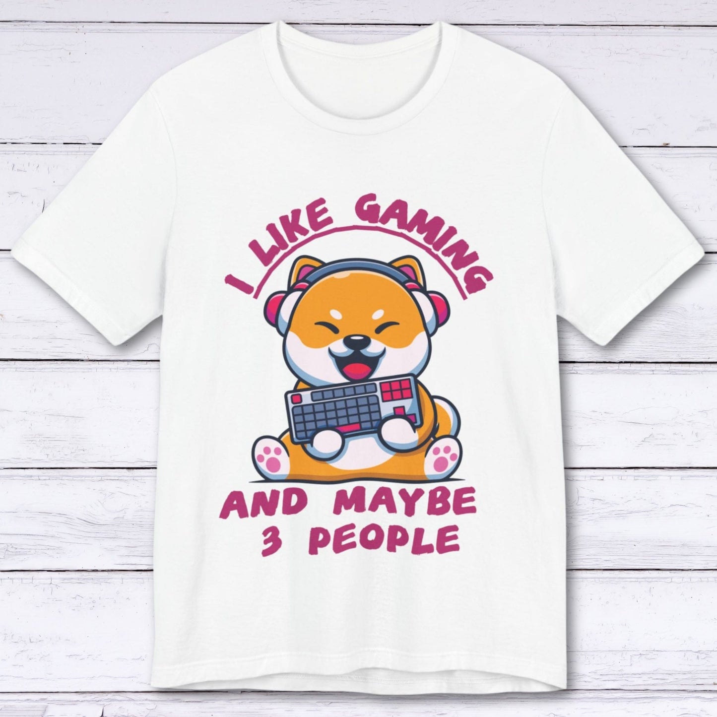 T-Shirt White / S Corgi Gamer Club T-shirt