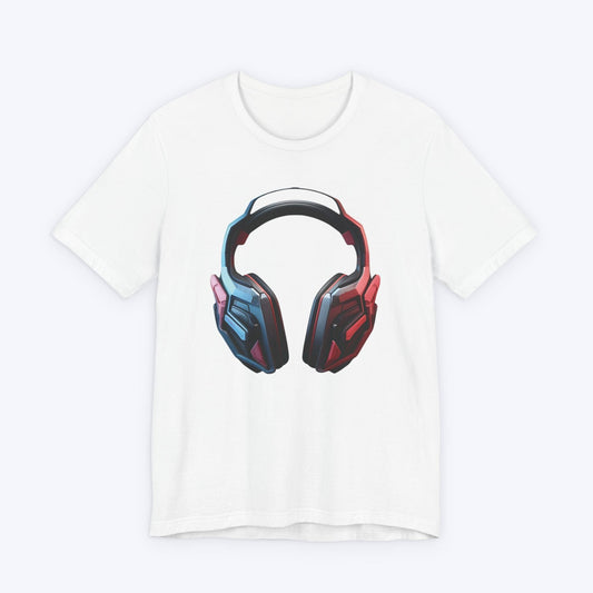 T-Shirt White / S Cyber Tunes Audiophile Headset T-shirt