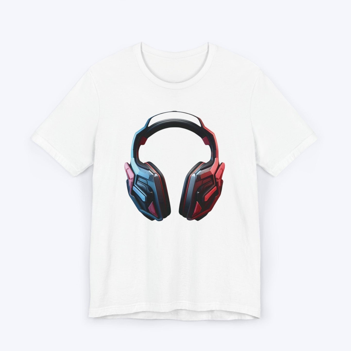 T-Shirt White / S Cyber Tunes Audiophile Headset T-shirt