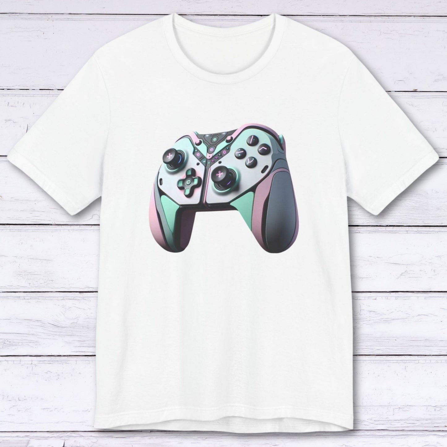 T-Shirt White / S Distinct Future Gaming Controller T-shirt