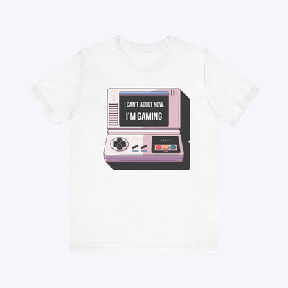 T-Shirt White / S Game First, Adult Later T-shirt