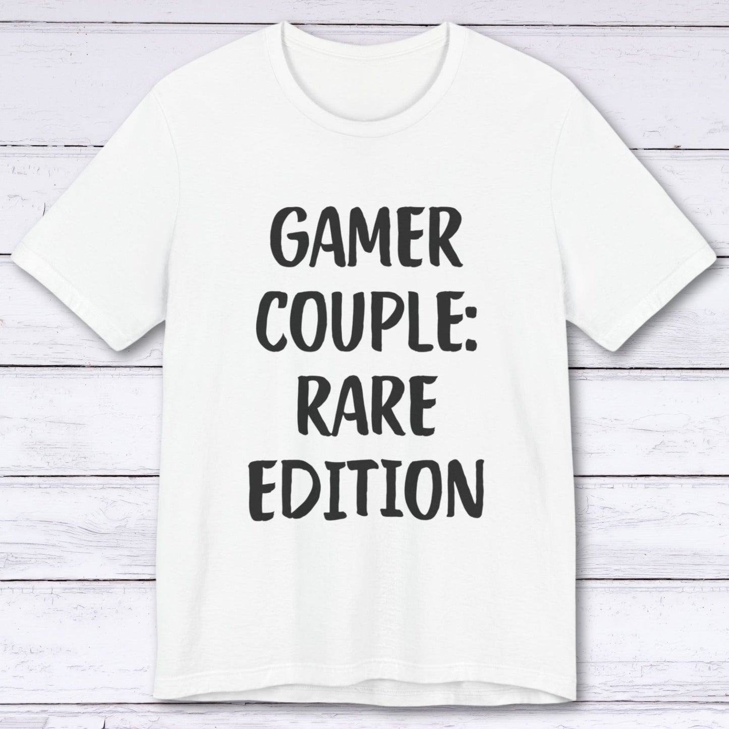 T-Shirt White / S Gamer Couple: Rare Edition T-shirt