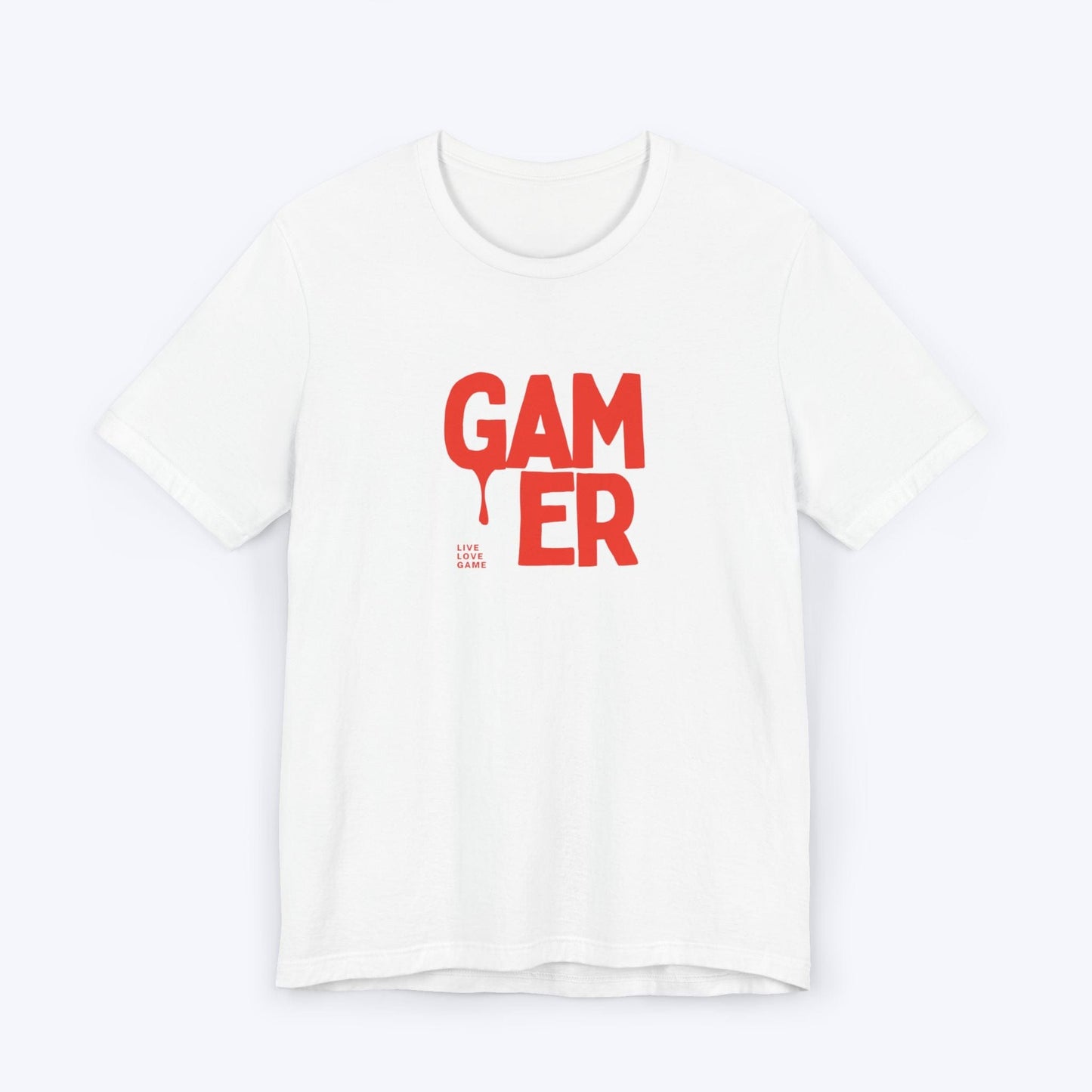 T-Shirt White / S Gamer Drip: Live, Love, Game T-shirt