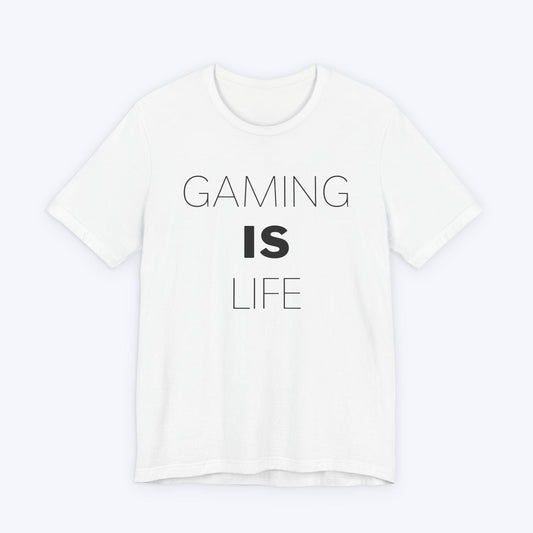 T-Shirt White / S Gaming is Life (Borderless) T-shirt