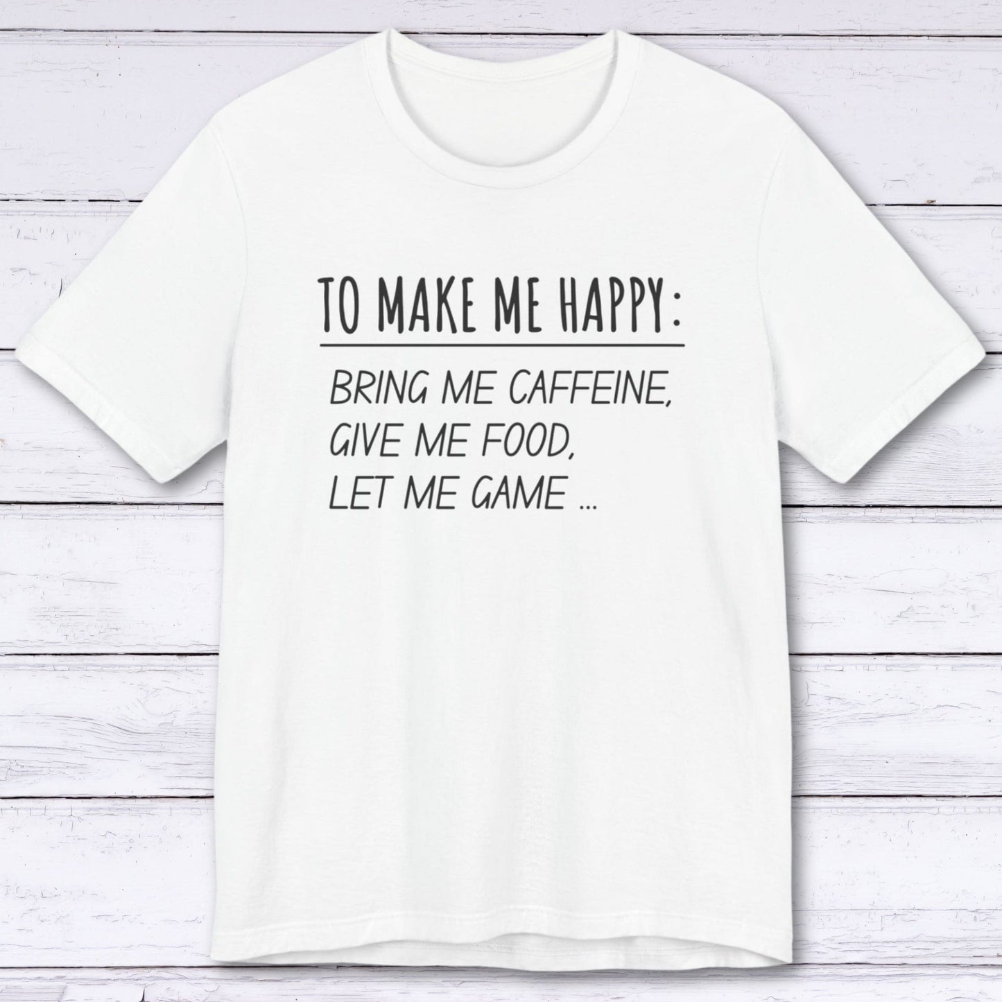 T-Shirt White / S Happy Gamer T-shirt