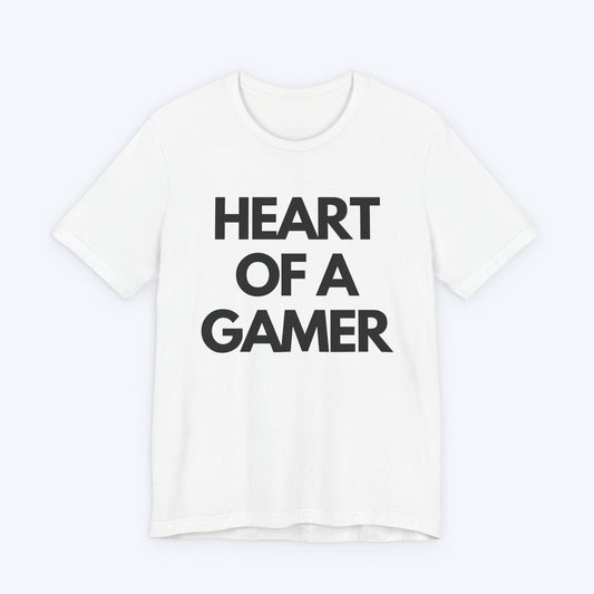 T-Shirt White / S Heart of a Gamer T-shirt