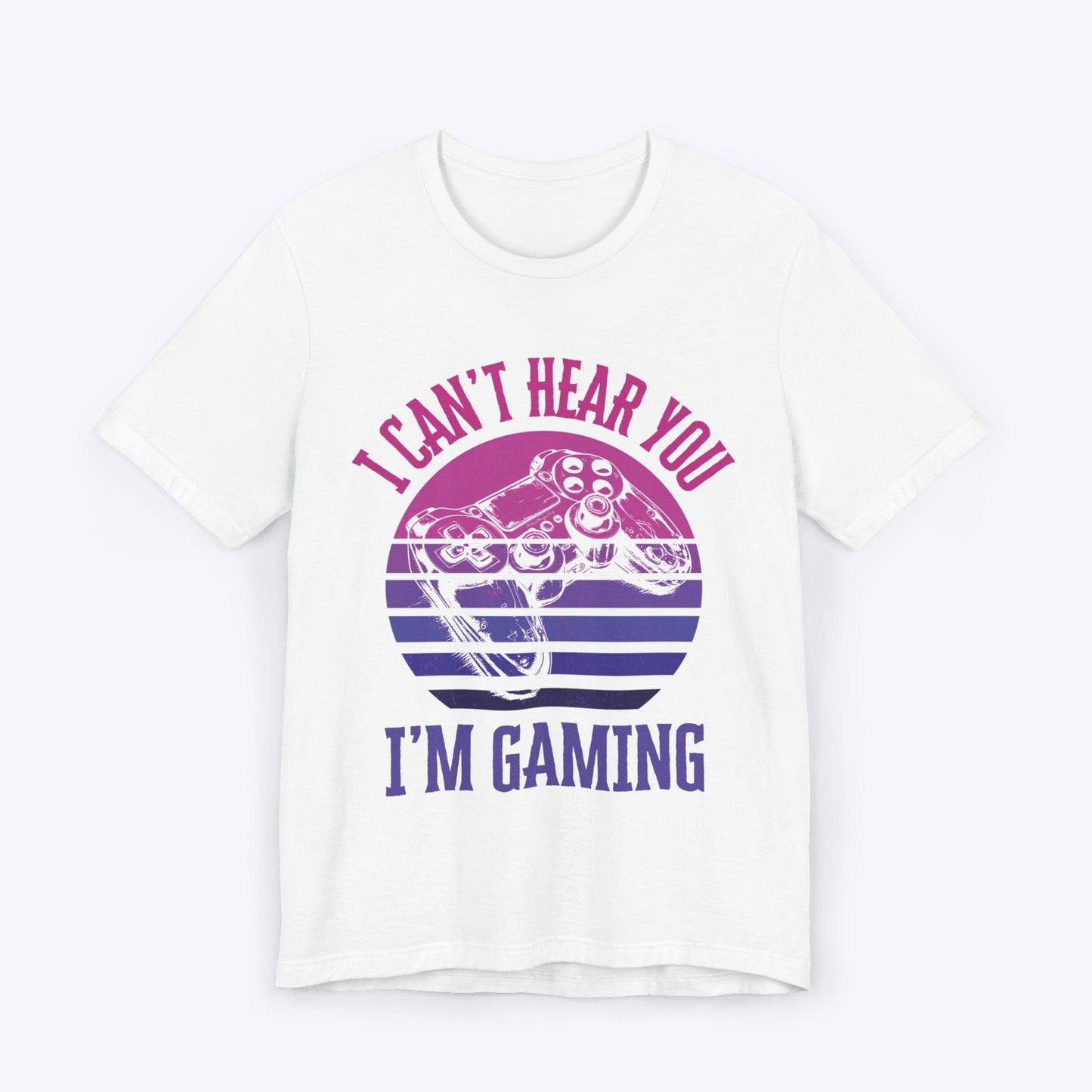 T-Shirt White / S I'm Gaming: Purple Sunset T-shirt