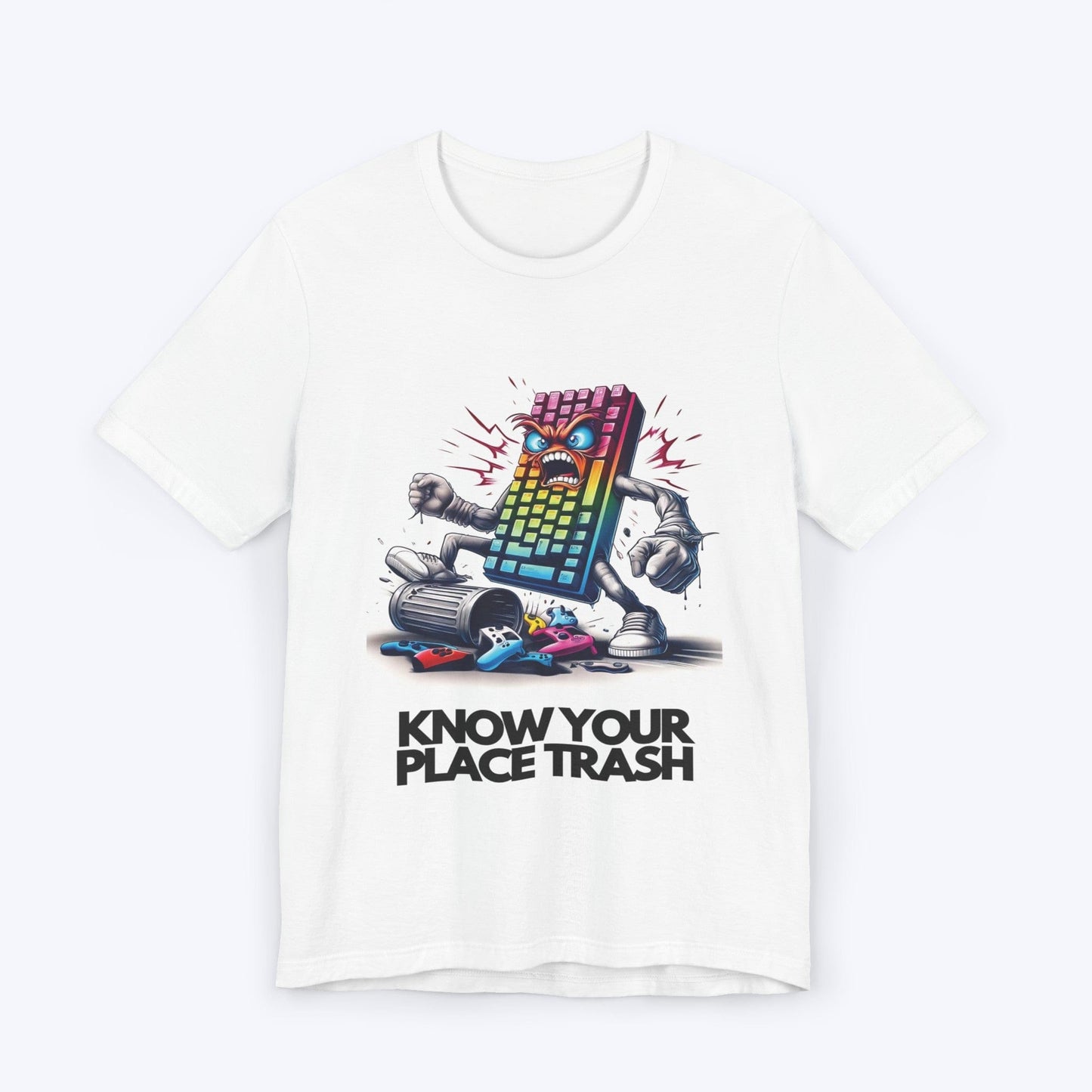T-Shirt White / S Know Your Place Gamer T-shirt