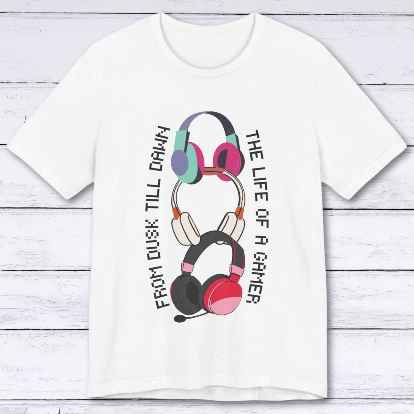 T-Shirt White / S Life of a Gamer (Headset) T-shirt