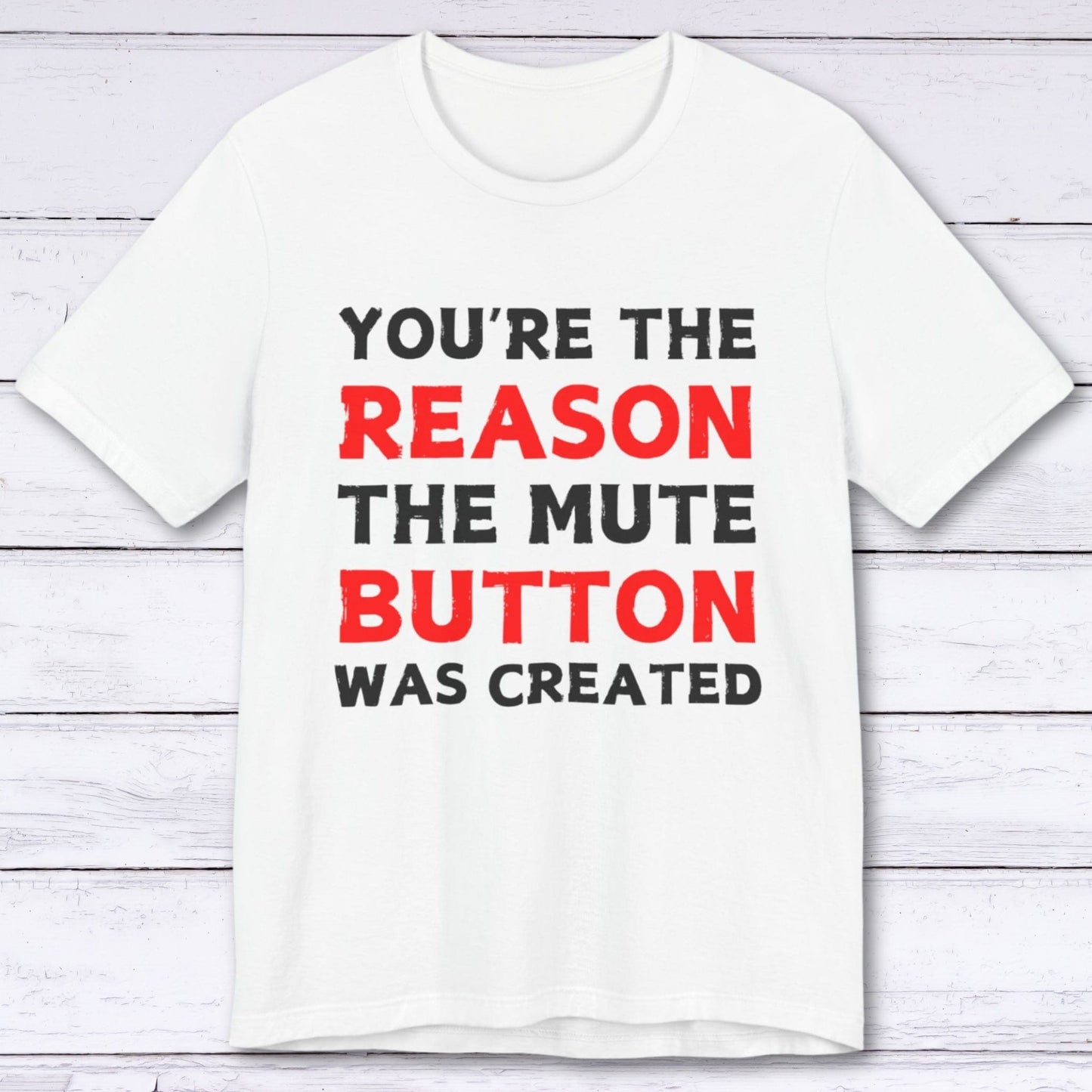 T-Shirt White / S Mute Button Enthusiast T-shirt