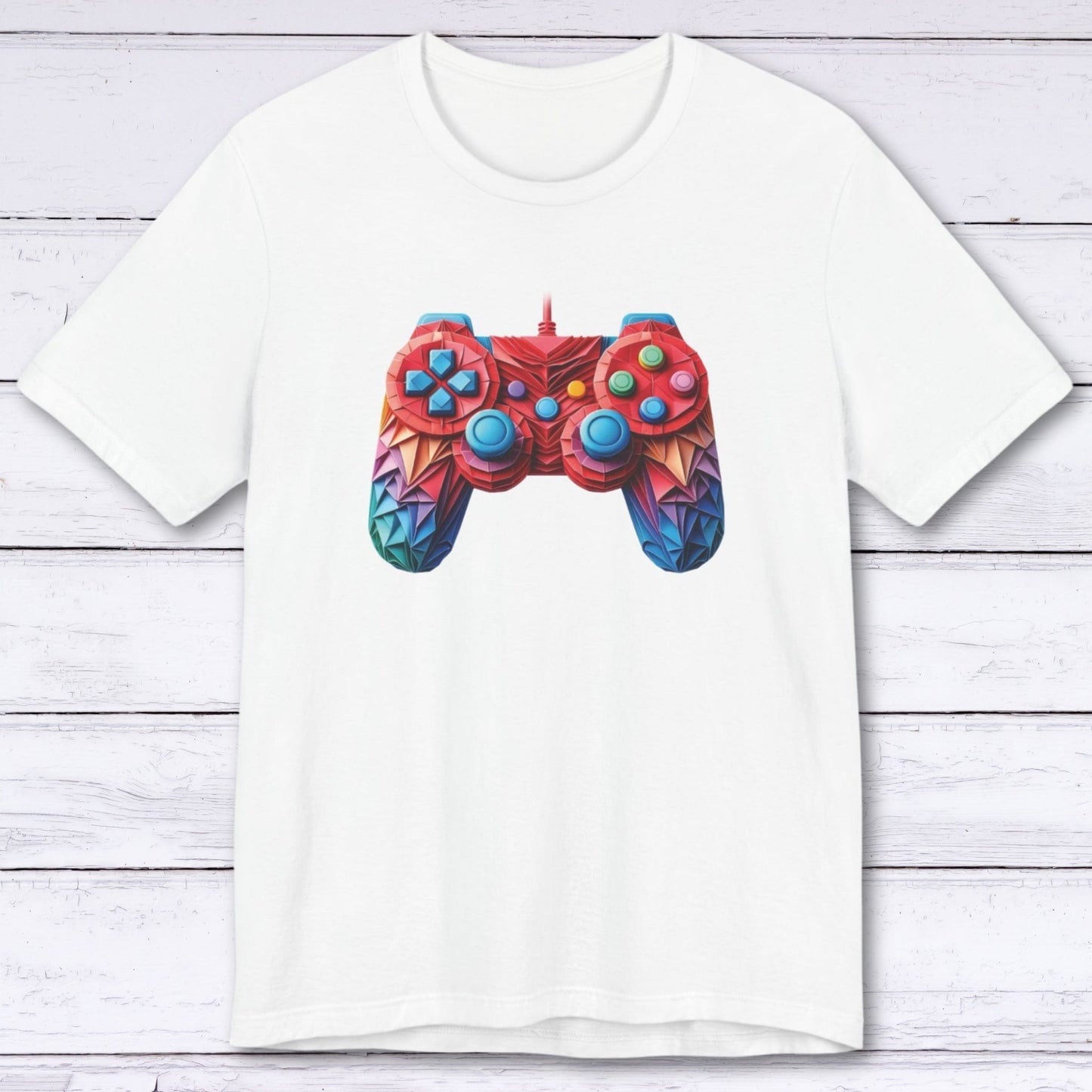 T-Shirt White / S Origami Dragon Controller T-shirt