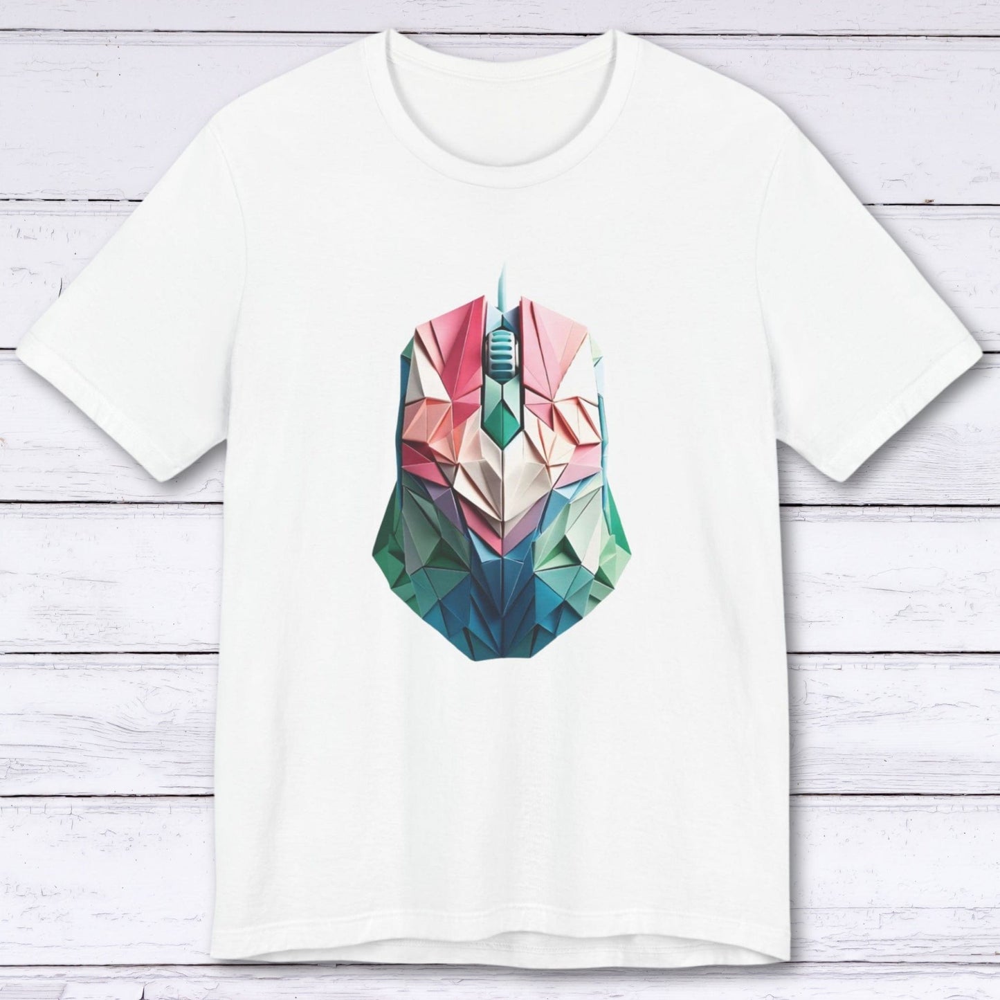 T-Shirt White / S Origami Mouse Gamer T-shirt