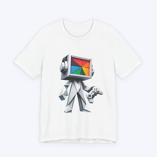 T-Shirt White / S Pixel Paper Player Gamer T-shirt