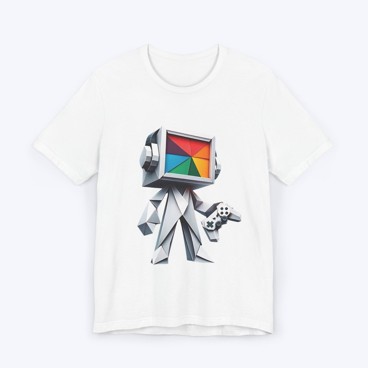 T-Shirt White / S Pixel Paper Player Gamer T-shirt