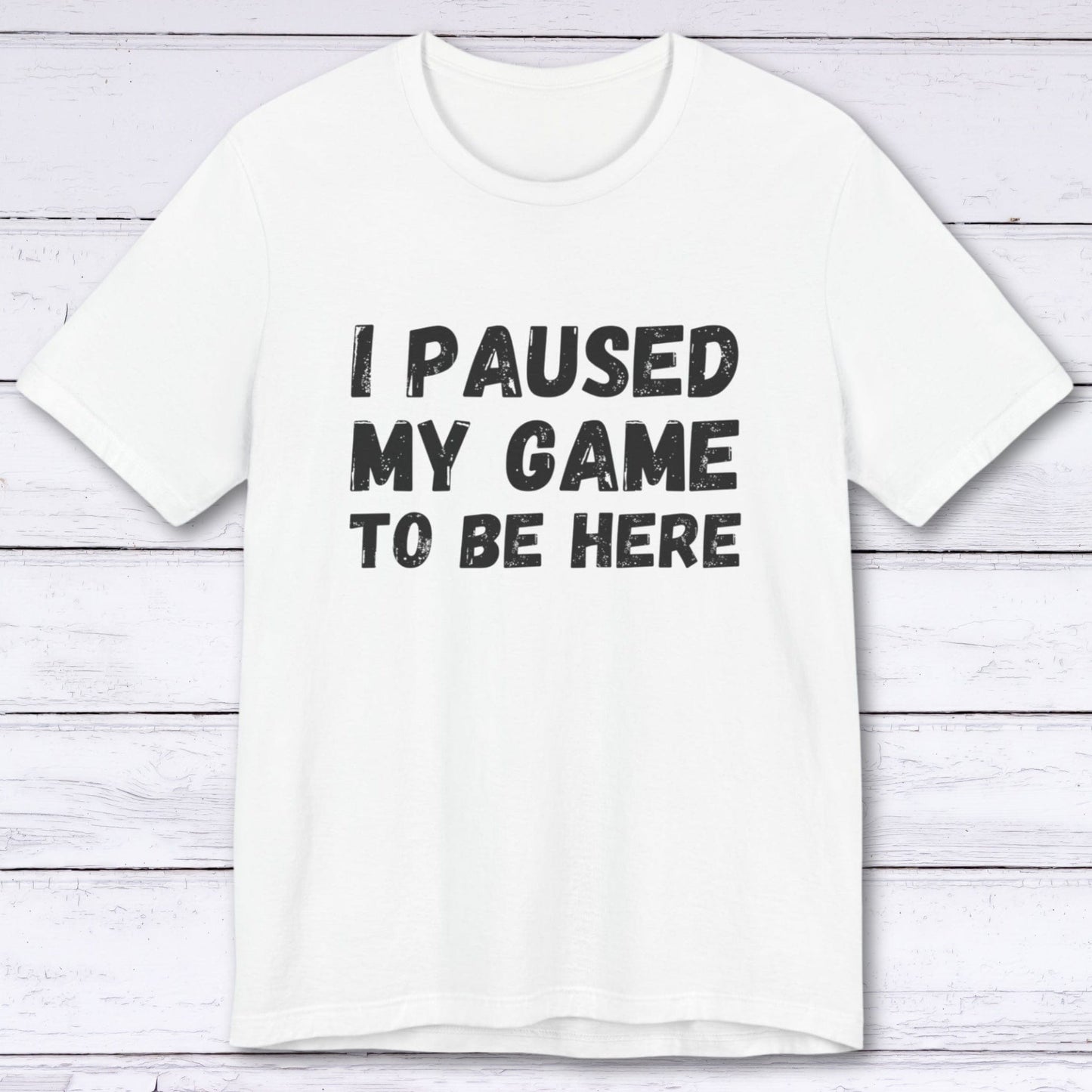 T-Shirt White / S Reluctantly Paused T-shirt